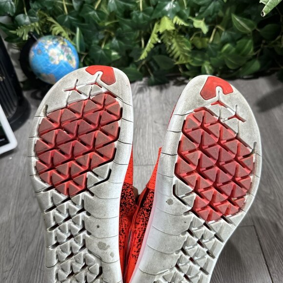 Nike Free RN Motion Shoes Mens Size 9 Orange Flyknit Running Sneaker 880845-600 - Picture 8 of 9